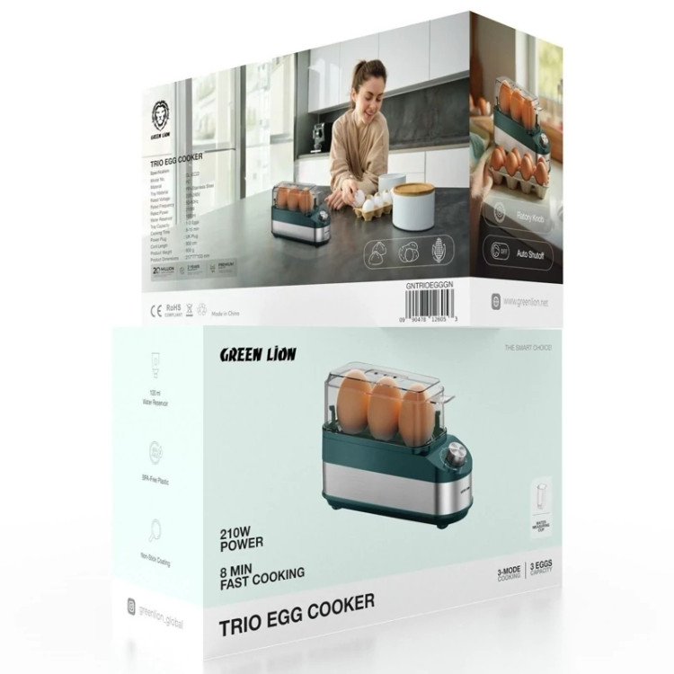 تخم مرغ پز سه تایی گرین لاین Green Lion Trio Egg Cooker