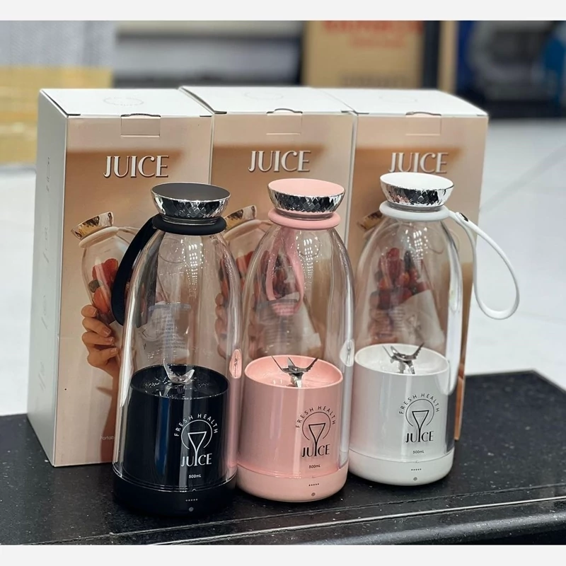 مخلوط کن قابل حمل و بطری آب میوه گیری مدل فرش جویس Fresh Juice 500ML  زیر برند شیائومی