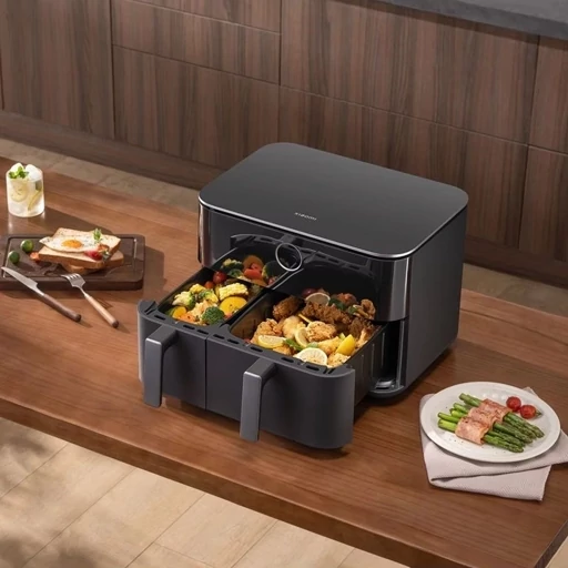 هواپز بدون روغن چند منظوره شیائومی مدل Xiaomi Dual Zone Air Fryer 10L MAF-D1001